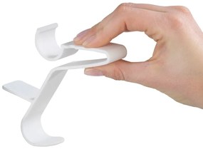 Biely háčik na radiátor Wenko Flexi