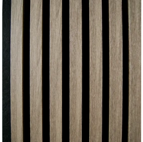 3D Drevené lamely na stenu 275x30 cm - SANTALOVÉ DREVO