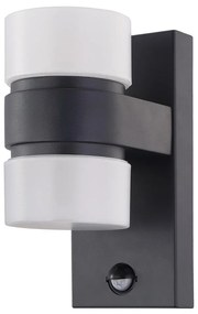 Eglo 96276 - LED Vonkajšie nástenné svietidlo s čidlom ATOLLARI 2xLED/6W