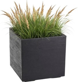 Sada 2 ks květináčů BETONIQUE 40x40/60x40 cm černá