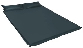 Nafukovací matrac s vankúšom tmavozelený 130x190 cm 92280