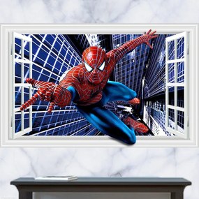 Veselá Stena Samolepka na stenu na stenu Spiderman superhrdina