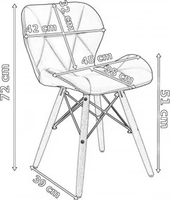 Zelené dizajnové kresielko MURET VELVET DSW