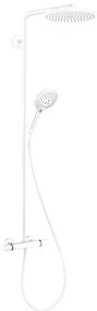 Hansgrohe Raindance Select S, Showerpipe 240 1jet PowderRain s termostatom, matná biela, HAN-27633700