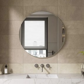 Erga Round, okrúhle zrkadlo 80cm, ERG-V01-ROUND-8080-CL