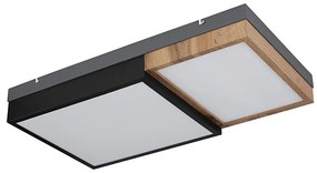 Globo 67286-30 - LED stropné svietidlo GUNDI LED/30W/230V hnedá/čierna