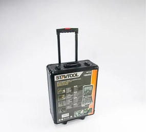 STAVTOOL Sada náradia v pojazdnom boxe, 188 dielov | 370 × 210 × 520 mm, hliníkový box