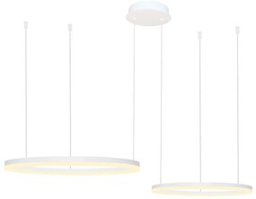 Azzardo AZ4977 - LED Stmievateľný luster na lanku HALO LED/90W/230V biela + DO