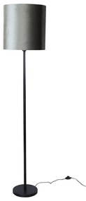 Stojacia lampa čierna so zeleným zamatovým tienidlom 40 cm - Simplo