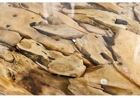 Konferenčný stôl Riverside 43199 80x80cm Drevo Teak  - Komfort-nábytok