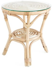 Stolík Quincy z prírodného ratanu