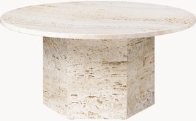 Okrúhly travertínový konferenčný stolík Epic