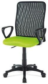 Autronic -  Kancelárska stolička KA-B047 GRN, látka MESH zelená / čierna