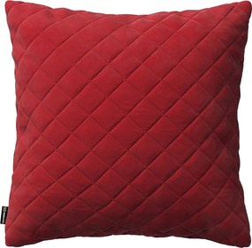 Obliečka Kinga pikovaná 43 x 43 cm farba produktu červená látka lesklá, zamatová