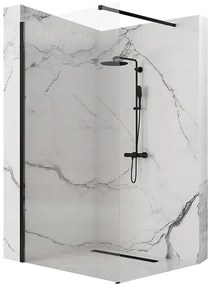 Sprchová stena Walk-in Aero Intimo Rea K4122 120x200 black
