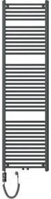 Mexen Mars, elektrické vykurovacie teleso 1800 x 500 mm, 900 W, antracitová, W110-1800-500-2900-66