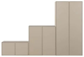 Krémová modulárna skriňa z borovicového dreva 300x200 cm Daily – vtwonen