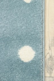 Detský koberec Kiddy D070A-SFS44 svetlomodrý / 1060