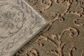 Koberec OMEGA LUMIER koniak hnedý / zelený