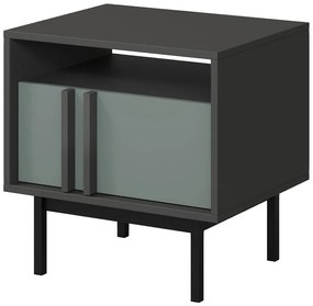 Nočný stolík Alsy 13 Aloe/Antracit