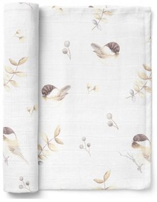 Vulpi Bavlnené plienky 60x80 Kraby Beige