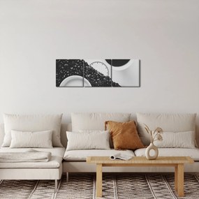 Obraz kávy (s hodinami) (90x30 cm)