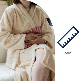 Slonovinový župan z mikroplyšu veľkosť S/M Pippa – Tiseco Home Studio