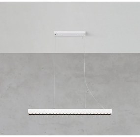 Biele LED závesné svietidlo s kovovým tienidlom Plano – Markslöjd