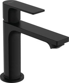 Hansgrohe Rebris E, umývadlová batéria 110 s odtokovou súpravou s tiahlom, čierna matná, HAN-72557670