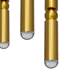 Toolight - Závesná stropná lampa 3xG9 APP471-3CP, zlatá, OSW-00905