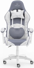 Herná stolička Hell's Chair Rainbow Marble Sivá