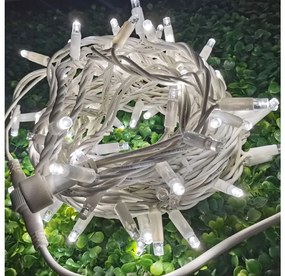 Vianočné svetielka LED záclona studená biela 200 LED