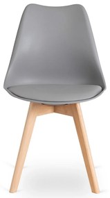 PROXIMA.store - Čalúnená jedálenska stolička SCANDI FARBA: Siva