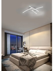 Brilagi - LED stropné svietidlo STRIPES LED/32W/230V strieborné