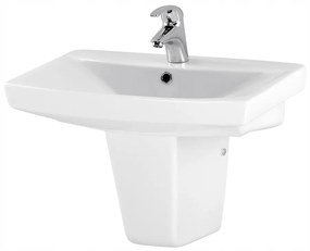Cersanit CARINA - závesné umývadlo 55x40cm, biela, K31-005