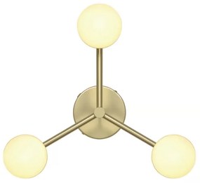Nordlux - Prisadený luster CONTINA 3xG9/5W/230V mosadz