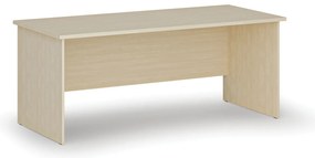 Kancelársky písací stôl PRIMO WOOD, 180x80 cm, breza