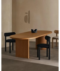 Jedálenský stôl v dekore duba v prírodnej farbe 100x200 cm Litto – Kave Home