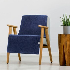 DEKA Z MIKROFLANELU LORI 70X160 CM TMAVOMODRÁ