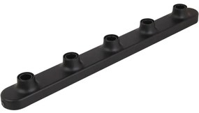 ONLI - Nástenné svietidlo HOLLYWOOD 5xE14/6W/230V čierna