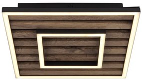 Globo 67345D - LED stropné svietidlo WOODY LED/18W/230V 3000K 30x30 cm