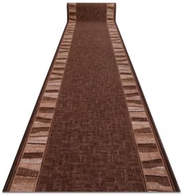 Protišmykový behúň LINEA hnedý