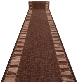 Protišmykový behúň LINEA hnedý