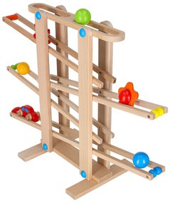 Drevená Montessori guľôčková dráha XXL KIK
