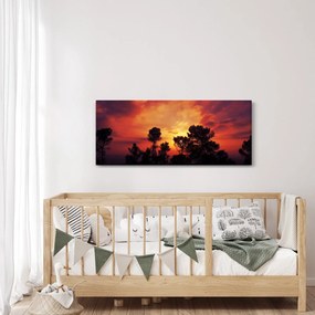 Obraz západu slnka (120x50 cm)
