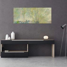 Obraz - Claude Monet, The Willows, reprodukcia (120x50 cm)