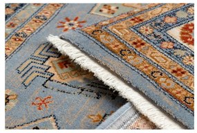Vlnený kusový koberec Surat modrý 120x145cm