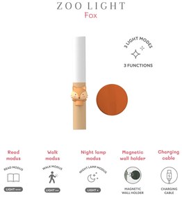 Detské svetielko Zoo light – líška