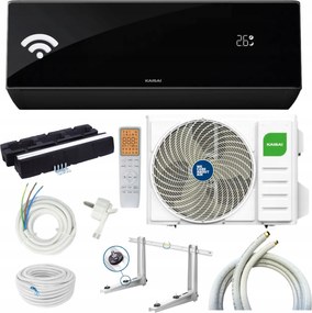 Nástenný klimatizátor Kaisai Pro Heat+ 3,5 kW Čierny Ohrievač Pripravený Na Montáž