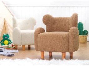 Detské kreslo TOBI hnedé